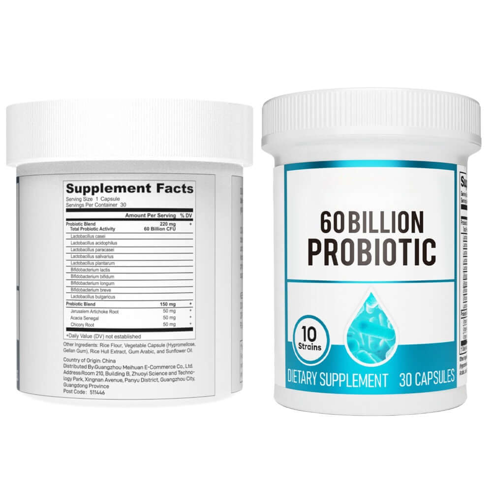 DIGESTIVE ENZYMES 60CT + 60B PROBIOTIC 30CT